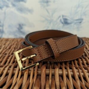 Ralph Lauren brown skinny belt XL